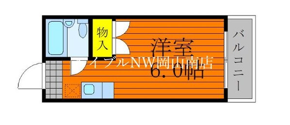 大元駅 徒歩18分 3階の物件間取画像